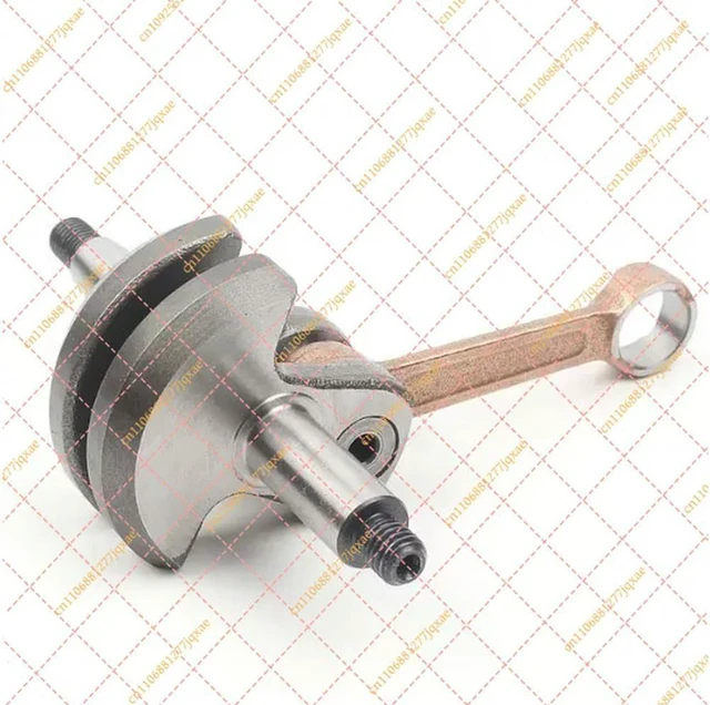 Alt view image 3 of 3 - 1E34F 34F 26cc Engine Crankshaft Replacement for Brush Cutter Grass Trimmer Lawn Mower
