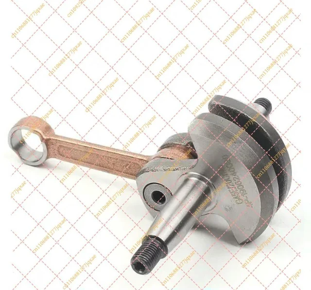 Alt view image 2 of 3 - 1E34F 34F 26cc Engine Crankshaft Replacement for Brush Cutter Grass Trimmer Lawn Mower