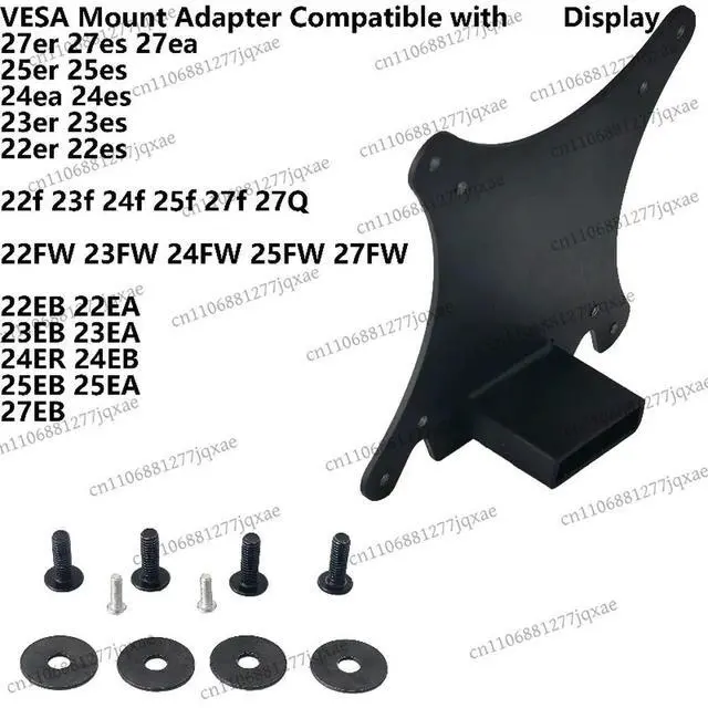 Alt view image 3 of 3 - VESA Wall Mount Adapter for 21.5 23 24 25 27 Inch 22FW 23FW 24FW 25FW 27FW LED Display Bracket Mounts to Arm/Desk