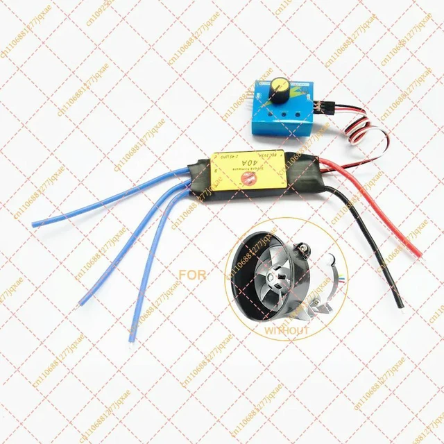 Alt view image 2 of 3 - 12V 40A ESC Drive Controller Max 480W Electric Turbine Power Turbo Charger Boost Air Intake Fan