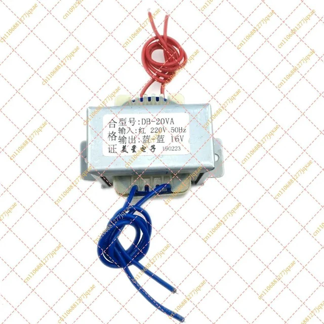 Alt view image 2 of 3 - 220V to 16V AC Transformer 1.2A, EI57 Type 20W Power Frequency Transformer