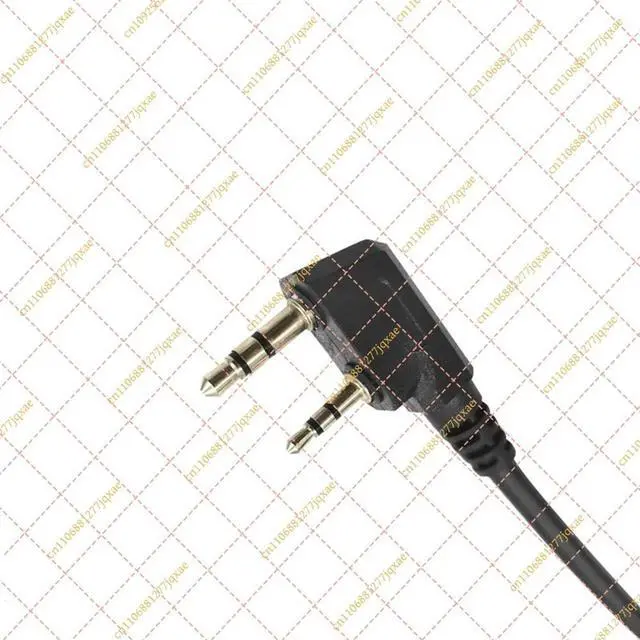 Alt view image 3 of 3 - GA Dual Plugs Aviation Headset to 2-Pin Adapter Cable, Compatible for UV-5R 888S-ABHG Radio