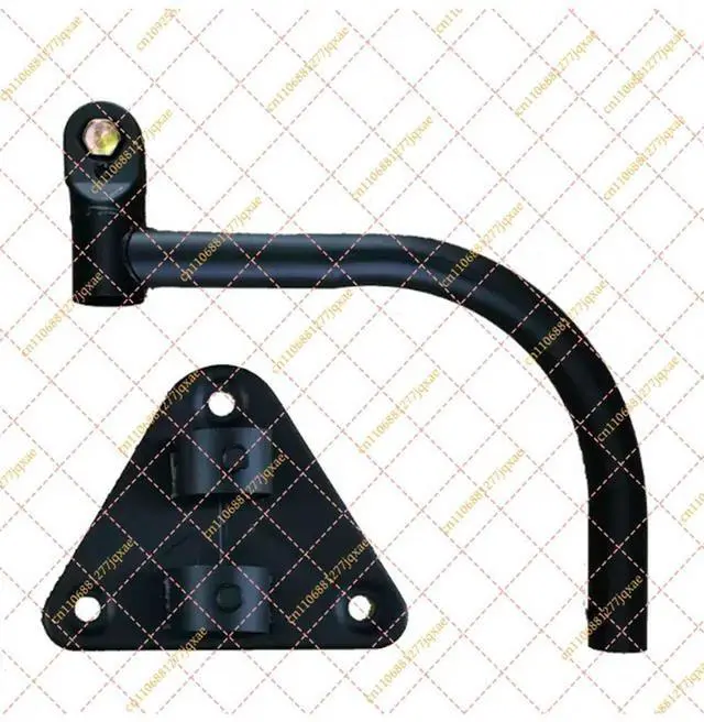 Alt view image 2 of 3 - Wall Mount Bracket for Industrial Electric Fan Hanging Fan Elbow Upright Bending Bar Accessories