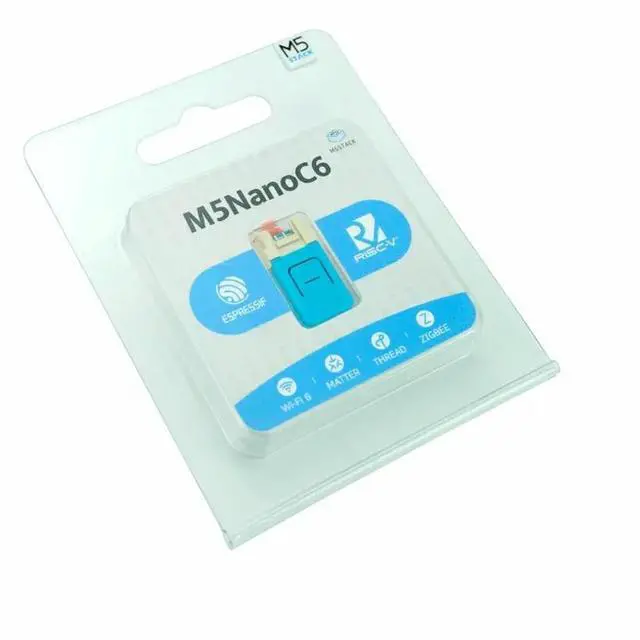 Main image of M5Stack Official NanoC6 Dev Kit (ESP32-C6FH4), Micro Low-Power IoT Board with Wi-Fi 6 & Zigbee