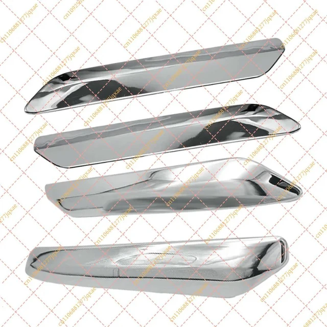 Alt view image 2 of 3 - 4-Piece Front & Rear Bumper Cover Trim for Citroen C5 2009-2012