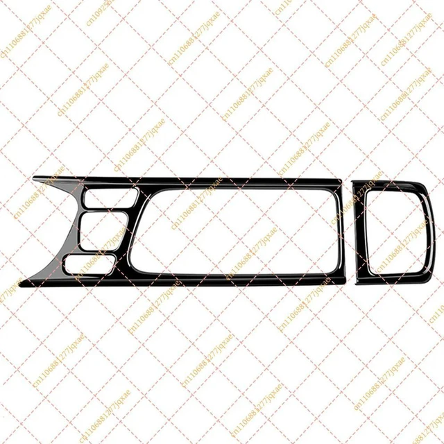 Main image of A14F 2Pcs Center Console Cup Holder Cover Trim for Toyota Yaris Cross 2021-2023 RHD