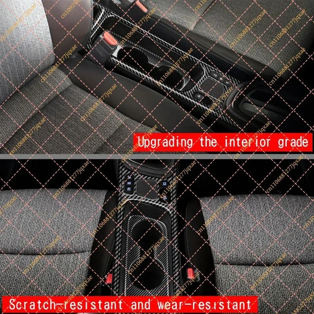 Alt view image 2 of 3 - A14F 2Pcs Center Console Cup Holder Cover Trim for Toyota Yaris Cross 2021-2023 RHD