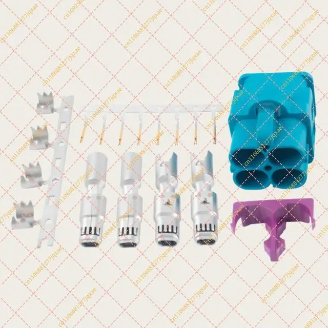 Alt view image 2 of 3 - for Rosenberger H-MTD 4-Cavity Female Connector E6Z017-001Z | High-Speed Automotive Data