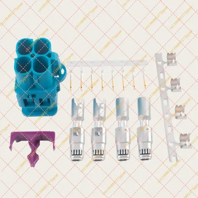 Alt view image 3 of 3 - for Rosenberger H-MTD 4-Cavity Female Connector E6Z017-001Z | High-Speed Automotive Data
