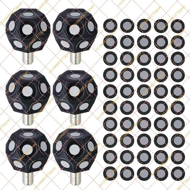 Alt view image 2 of 3 - Universal 3D Markers Set | 100 Pcs Multi-Angle Reflective Dots & 6 Pcs Positioning Stickers