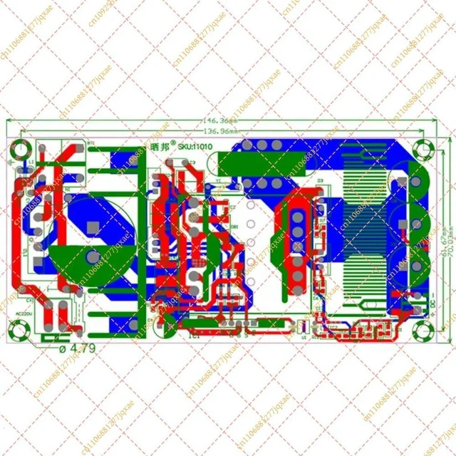 Alt view image 2 of 3 - AC170-260V to DC24V 300W Isolated Switching Power Supply Module, 12.5A High Power Power Supply Board