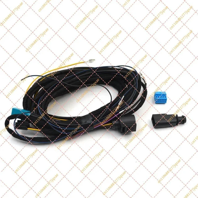 Alt view image 2 of 3 - Flip Logo Rear View Camera Reversing Camera Cable Harness 5GG827469F for Golf 7 MK7 2015-2018 Polo
