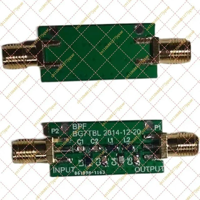 Main image of 100MHz BPF PCBA Board: High-Bandpass Filter for FM Broadcast (88-108MHz)