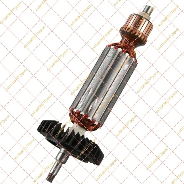 Alt view image 3 of 3 - AC 220-240V Armature Anchor Engine Rotor for GA5030 GA4530 GA4030 GA5034 PJ7000 GA4030R GA4034 Replacement