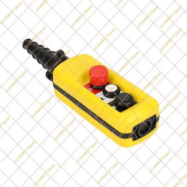 Alt view image 2 of 3 - Waterproof Dual Speed 2-Button Pendant Control Handle for Electric Hoist Lifting Control