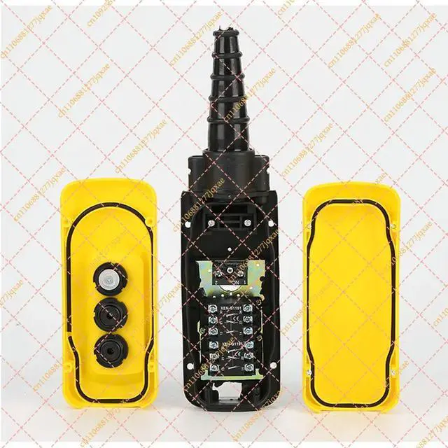 Main image of Waterproof Dual Speed 2-Button Pendant Control Handle for Electric Hoist Lifting Control