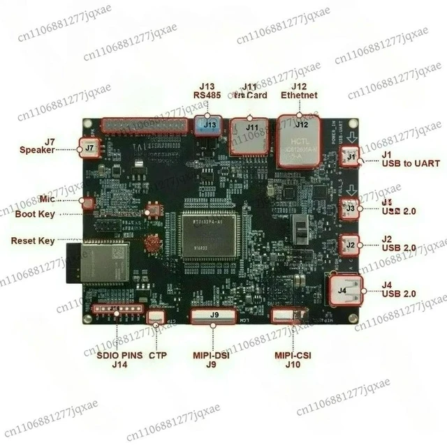 Alt view image 3 of 3 - ESP32 P4 C5 Development Board MIPI/Dual-Band Wi-Fi6/100M Ethernet Port/Display Package