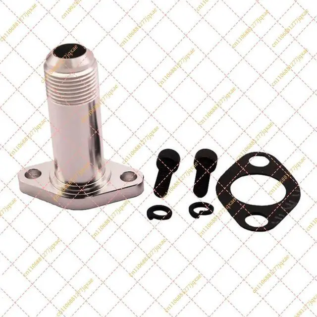 Main image of Extended 12AN Turbo Drain Fitting Flange Adapter for T3 T4 Turbochargers