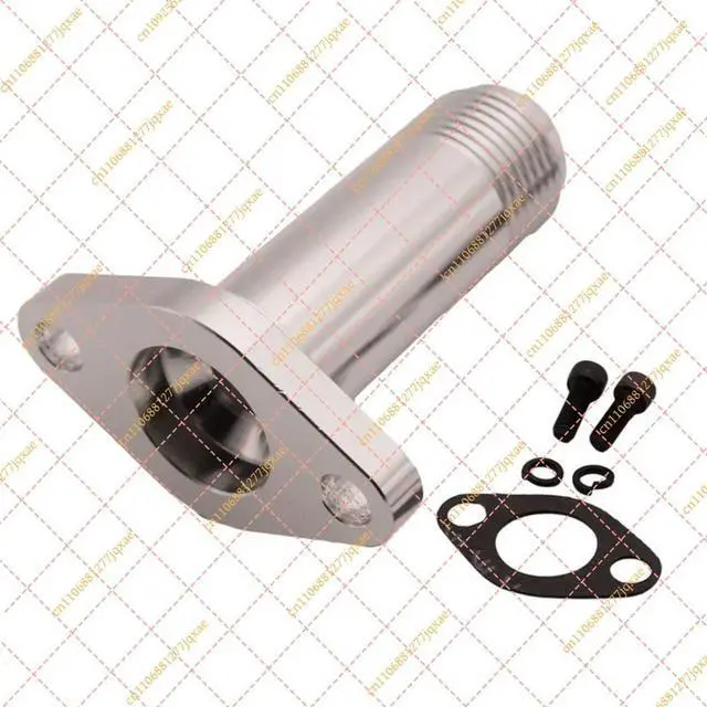 Alt view image 3 of 3 - Extended 12AN Turbo Drain Fitting Flange Adapter for T3 T4 Turbochargers