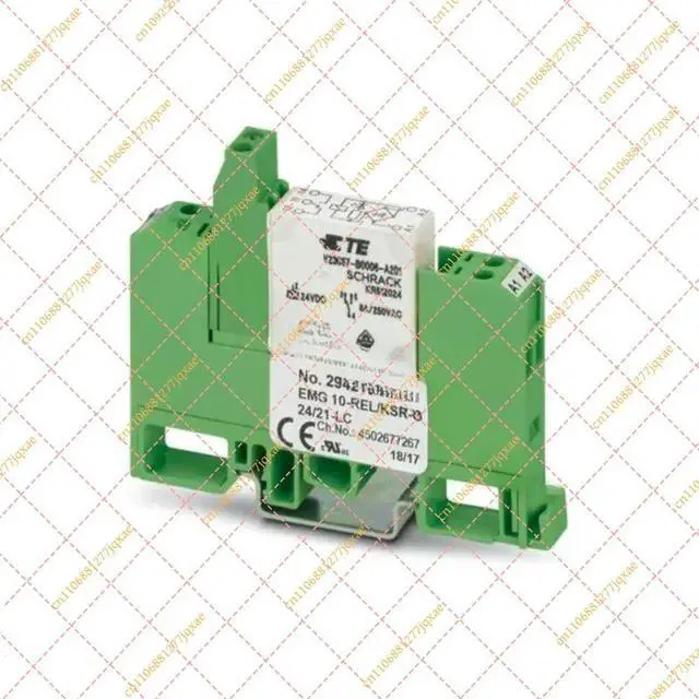Alt view image 3 of 3 - Industrial Relay Module 2942153 EMG 10-REL/KSR-G 24/21-LC 24VDC AgNi Pluggable Interface Relay