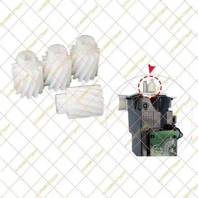 Alt view image 2 of 3 - 5pcs Main Motor Gear for Brother HL-1110 HL-1111 HL-1112 HL-1118 HL-1210W HL-1218 MFC-1810 Laser Printer
