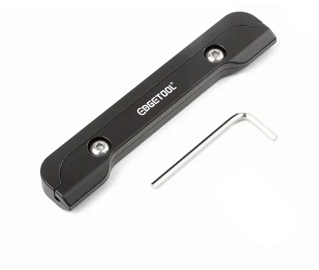 Main image of Aluminum Alloy Guitar Nut File Holder, Slotted Grinding Handle with Grip