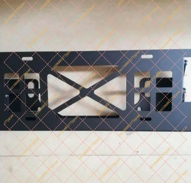 Main image of Sliding Winch License Plate Frame with Lock for Raptor F150, Wrangler, Tundra, FJ Cruiser, Prado & BJ40