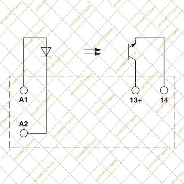 Alt view image 3 of 3 - 2982100 OPT-24DC/24DC/5 Solid State Relay, and