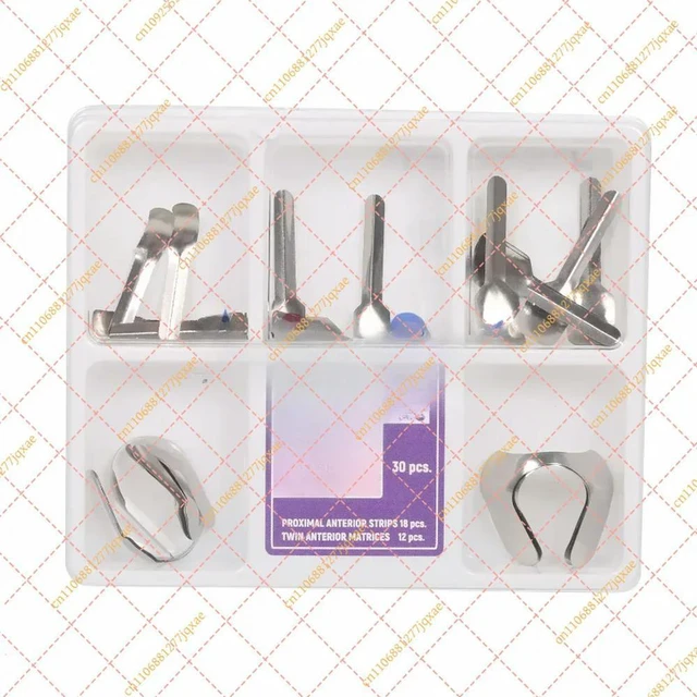 Alt view image 3 of 3 - TOR Stainless Steel Dental Matrix Band Kit, Anterior & Proximal Strips VM 1.888