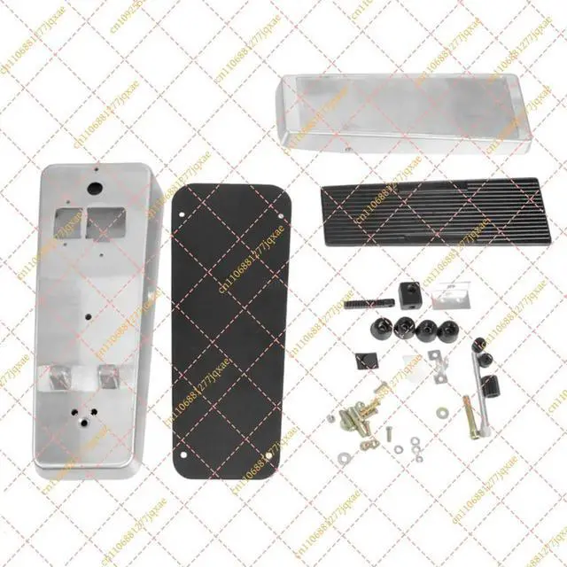 Main image of Plain Aluminum Guitar Pedal Enclosure, Foot Control Effects Box for Band & DJ