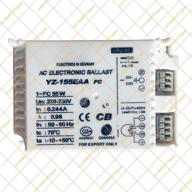 Main image of 55W Electronic Ballast for T5 Ring Fluorescent Lamp, AC 220-230V Standard Reactor Replacement