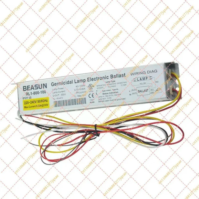 Main image of 200-240V UV Lamp Electronic Ballast for Water Treatment, Suitable for 75W/80W/100W Germicidal Ultraviolet Lamps