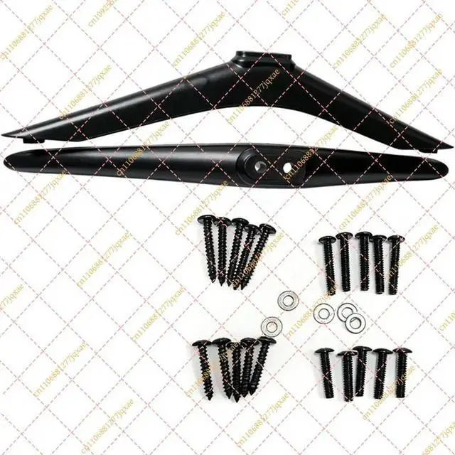 Alt view image 2 of 3 - B44C Replacement TV Stand Legs with Screws, Base Pedestal for 40" to 65" Hisense Models