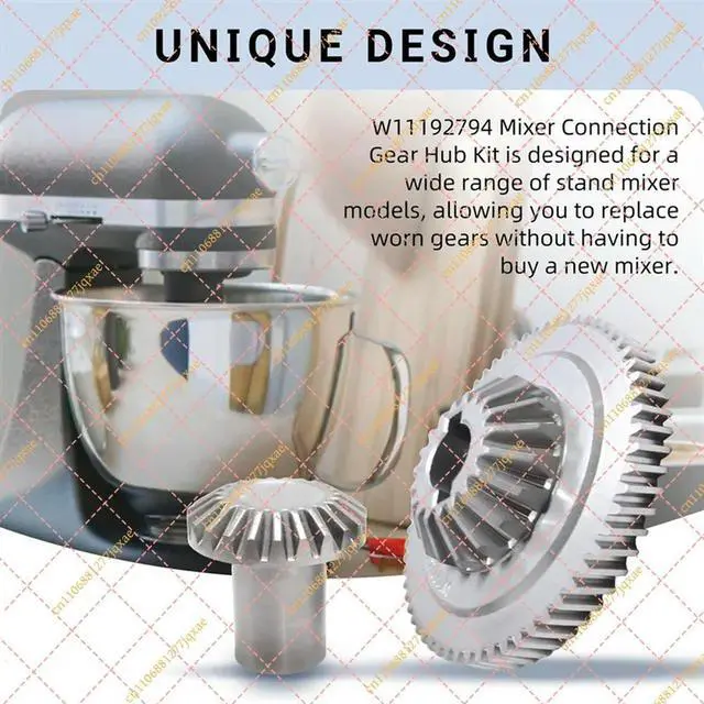 Alt view image 3 of 3 - Mixer Attachment Gear Hub Kit W11192794 4159643 4161403 9703905 9703907 W11175138 for KitchenAid Replacement
