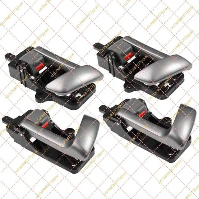 Alt view image 2 of 3 - Interior Door Handle Replacement for Hyundai Santa Fe, OEM 82610-2B000 82620-2B000 (4Pcs)