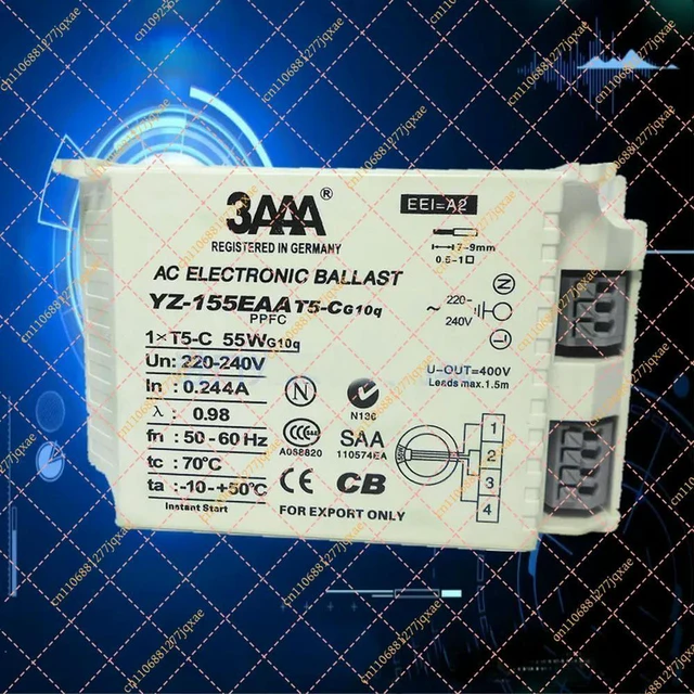 Alt view image 2 of 3 - 220-240V 55W Electronic Ballast Suitable for T5 Circular Ring Fluorescent Lamp
