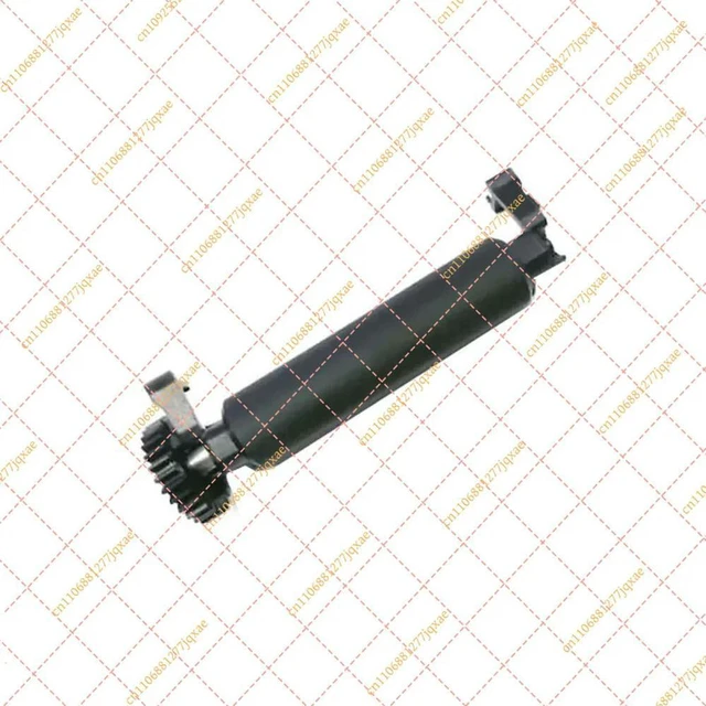 Alt view image 2 of 3 - P1079903-003 Rubber Platen Roller with Gear for ZD410 Thermal Printer