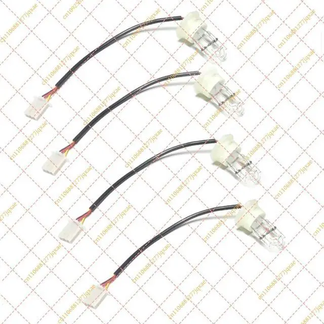 Main image of 4Pcs 12V HID Strobe Flash Light Bulb 120W/160W White Replacement Tube