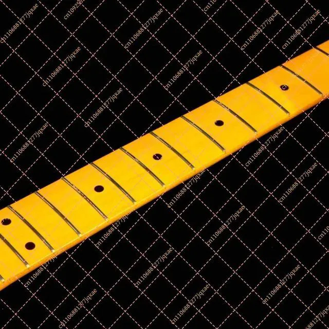 Alt view image 3 of 3 - Bright Light 22 Frets ST Strat Stratocaster Guitar Neck Handle Maple Fingerboard Back Midline Replacement