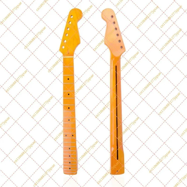 Main image of Bright Light 22 Frets ST Strat Stratocaster Guitar Neck Handle Maple Fingerboard Back Midline Replacement