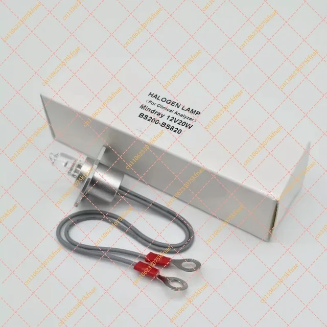 Alt view image 2 of 2 - Compatible Halogen Lamp C000-198-1.0 for Mindray BS-200 BS-380 BS-420, 12V 20W Chemistry Analyzer Bulb
