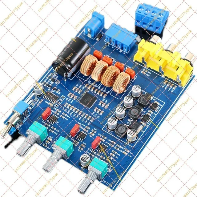 Alt view image 2 of 3 - MA12070 Class D Stereo Amplifier Board, 2x80W HiFi Digital Amp Module with Bass & Treble Control