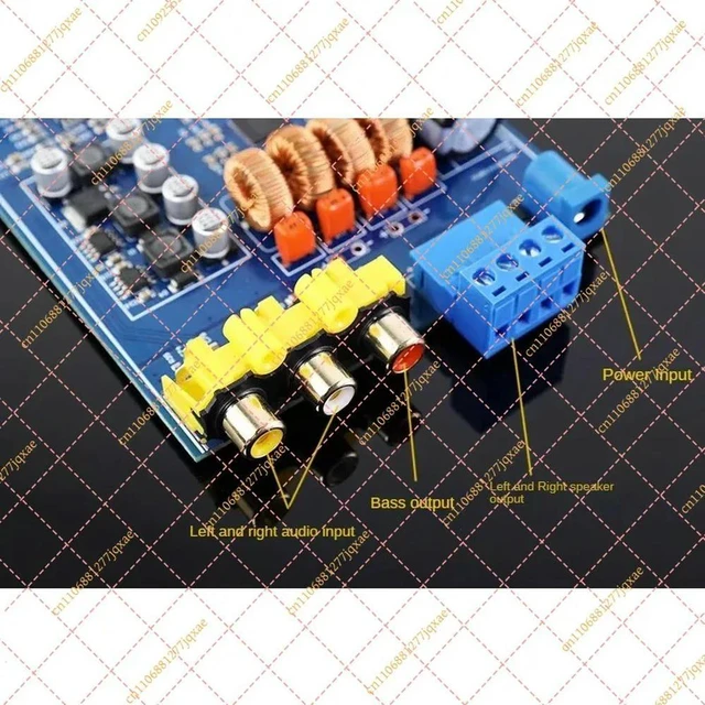 Alt view image 3 of 3 - MA12070 Class D Stereo Amplifier Board, 2x80W HiFi Digital Amp Module with Bass & Treble Control