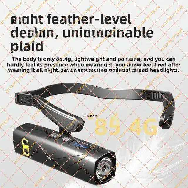 Alt view image 3 of 3 - Super Bright Rechargeable Headlamp, Motion Sensor LED Light for Outdoor Work & Mountaineering