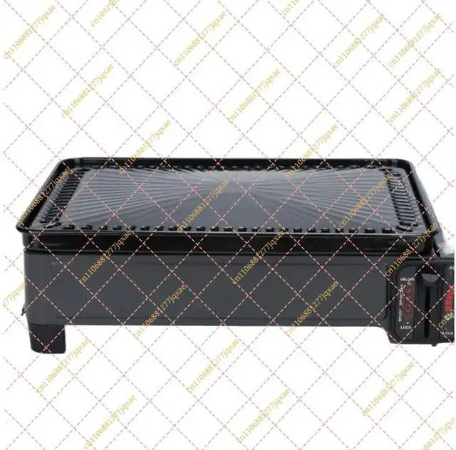 Main image of 8-Grid Multi-Functional Camping Cassette Stove & BBQ Grill, Mesh Baking Pan for Meat & Night Market Stalls