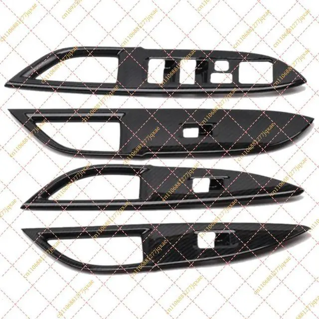 Alt view image 2 of 3 - ABS Window Switch Button Cover | Interior Armrest Trim for Mitsubishi Outlander 2013-2019