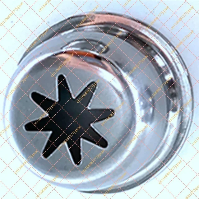 Alt view image 3 of 3 - 5 Molds/Set Churro Nozzle Mold 53mm Stainless Steel Churrera for Churros Machine