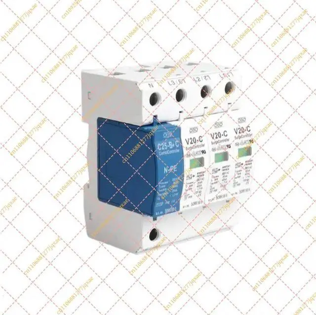Alt view image 3 of 3 - 20-40KA Surge Protective Device (SPD), 3+NPE Overvoltage Protector, AC 385V Lightning Arrester for Power Distribution