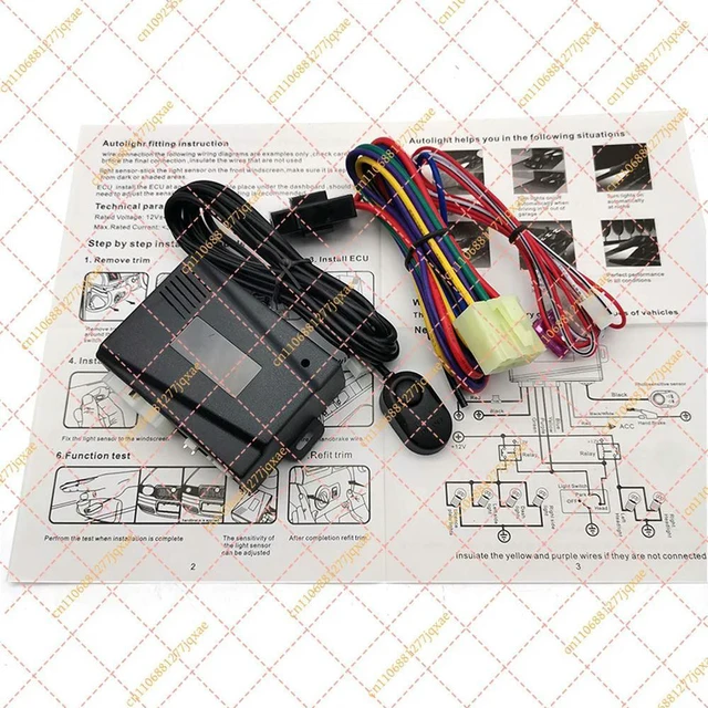 Main image of 12V Auto Light Sensor System Automatic Headlight Control Module