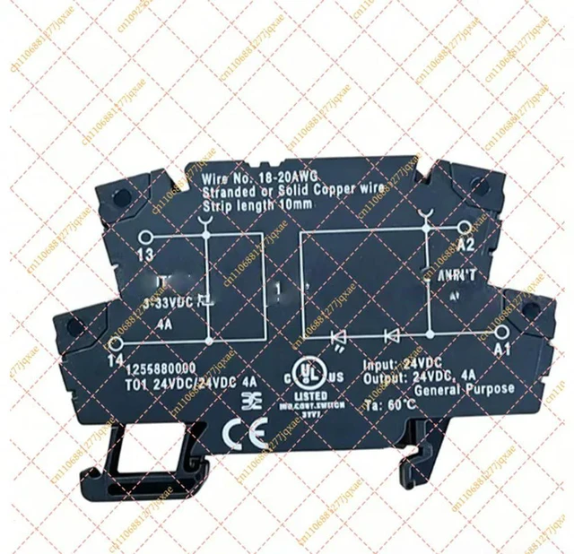 Alt view image 2 of 3 - Industrial Relay Module 24V DC Coil 6A 4CO for Signal Isolation